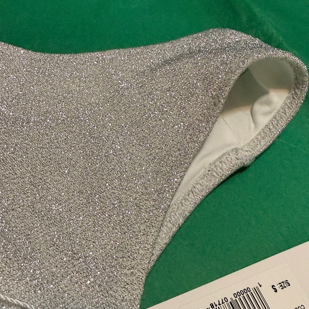 HVN Shimmering Silver Bikini Bottom - Picture 5 of 5